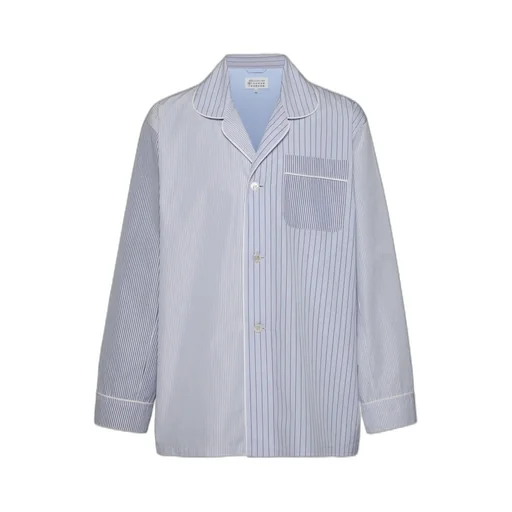 Maison Margiela Color-Blocked Striped Shirt
