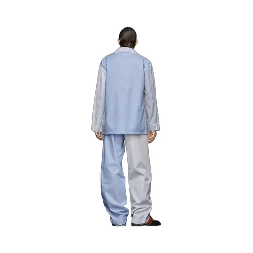 Maison Margiela Color-Blocked Striped Shirt