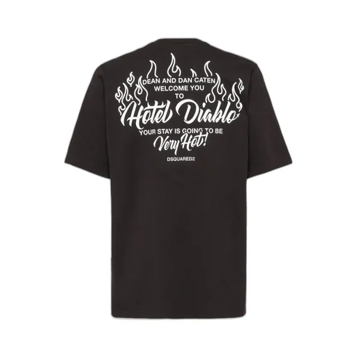 Dsquared2 Logo Printed Crewneck T-Shirt