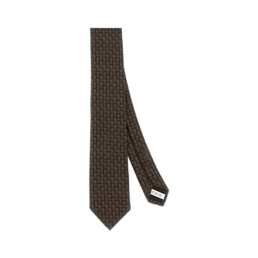 Salvatore Ferragamo Monogram Jacquard Tie