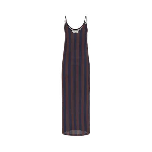 Fendi Pequin Tulle Dress