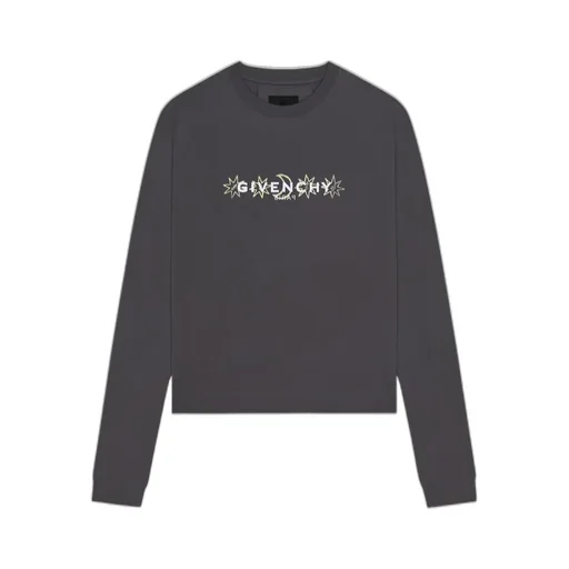 Givenchy Logo Printed Long-Sleeved T-Shirt