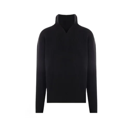 High-Neck Wool Jumper