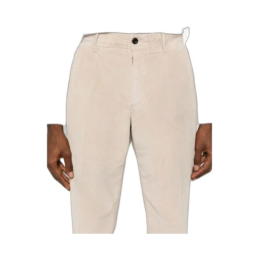 Tapered-Leg Corduroy Trousers