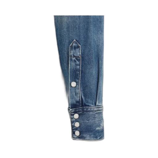 Givenchy Logo Embroidered Buttoned Denim Shirt