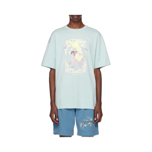 T-Shirt In Cotton Givenchy Aqua Stars