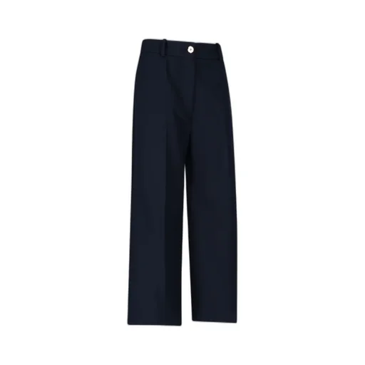Patou High Waist Wide-Leg Trousers