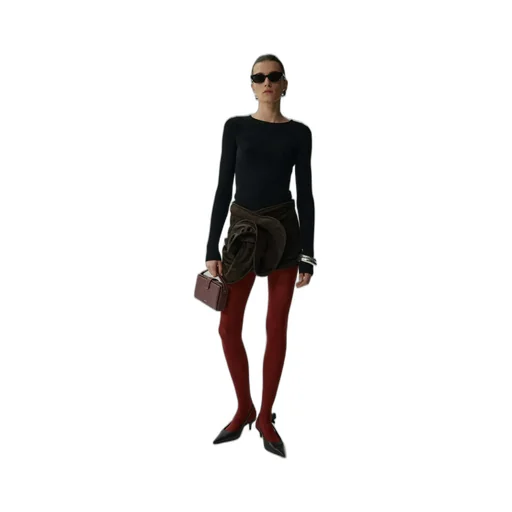 Magda Butrym Sculpted Rib Knitted Top