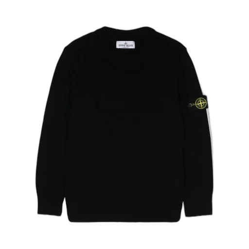 Stone Island Junior Compass Badge Crewneck Jumper