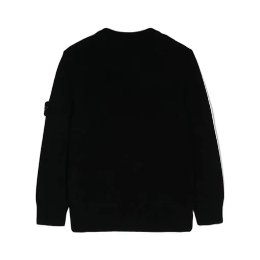 Stone Island Junior Compass Badge Crewneck Jumper