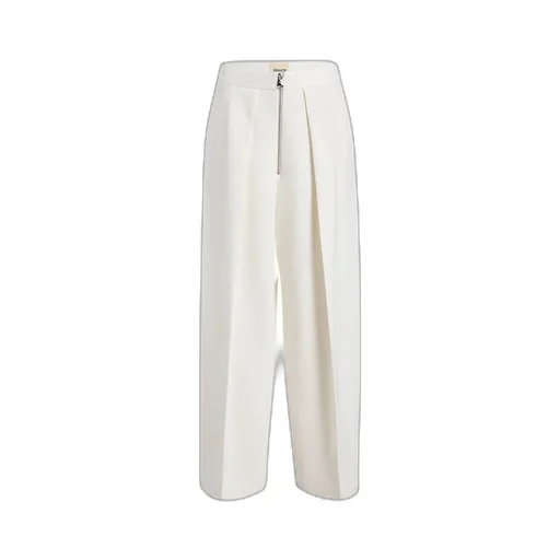 Khaite Marine Low-Rise Wide-Leg Pants