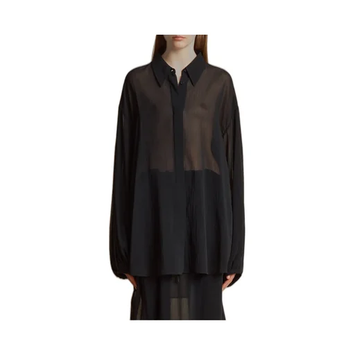 Khaite Long-Sleeved Sheer Top