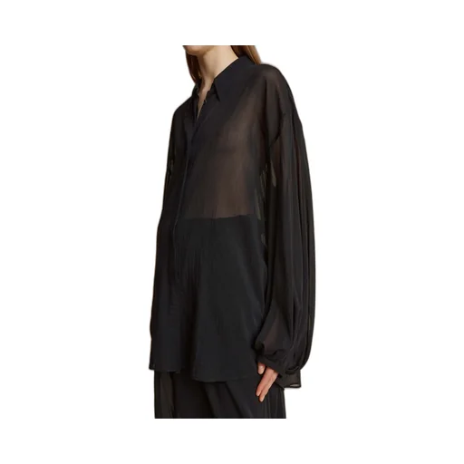 Khaite Long-Sleeved Sheer Top