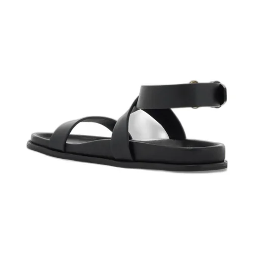 TotÊMe Crossover Strap Detailed Round Toe Sandals