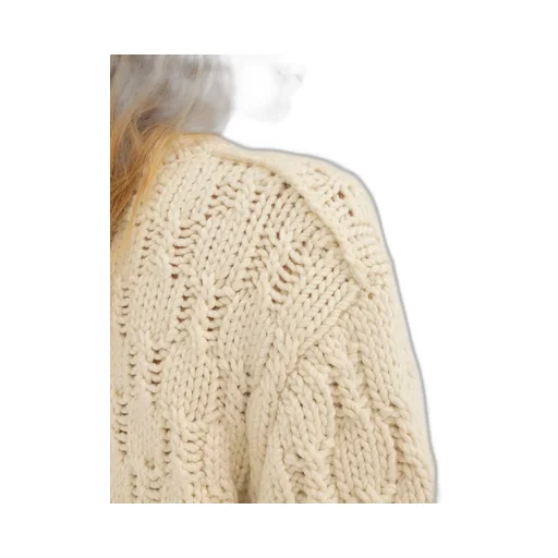 Chloé Cropped Intarsia Knitted Jumper