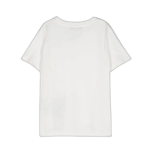 Balmain Kids Logo-Flocked Crewneck T-Shirt
