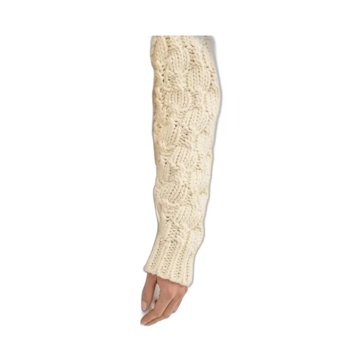 Chloé Cropped Intarsia Knitted Jumper