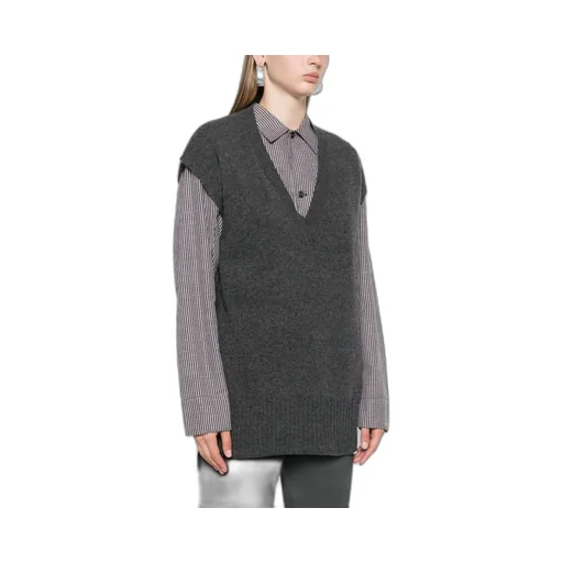 Pinko V-Neck Knitted Vest