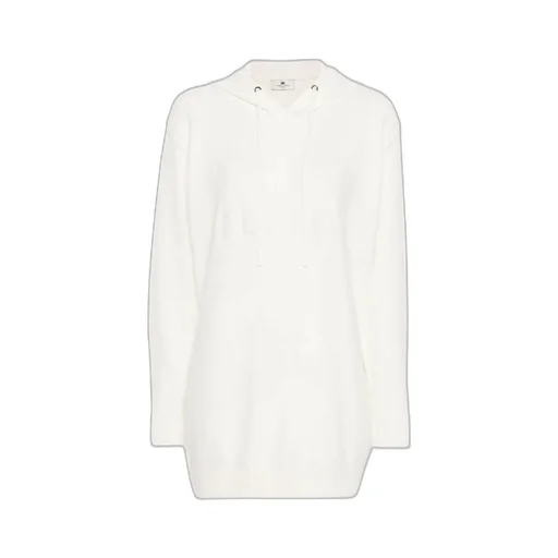 Elisabetta Franchi Logo Embroidered Sweatshirt Dress