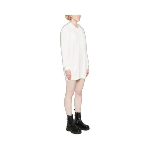 Elisabetta Franchi Logo Embroidered Sweatshirt Dress