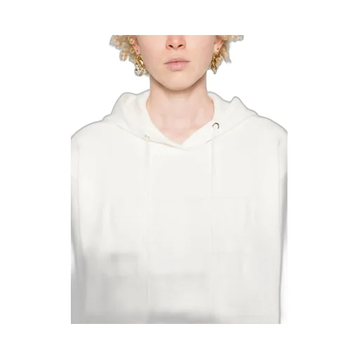 Elisabetta Franchi Logo Embroidered Sweatshirt Dress