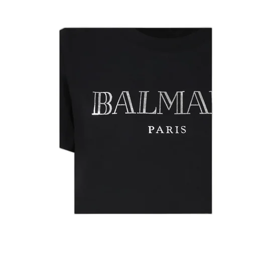 Balmain Kids Logo-Printed Crewneck T-Shirt