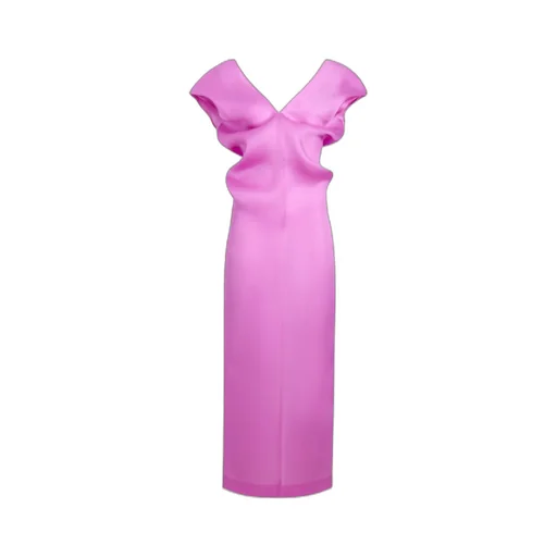 Khaite The Ima V-Neck Maxi Dress