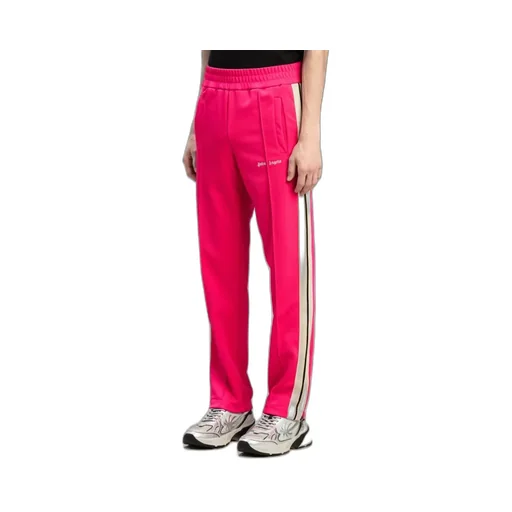 Palm Angels Logo Printed Straight Leg Track Pants