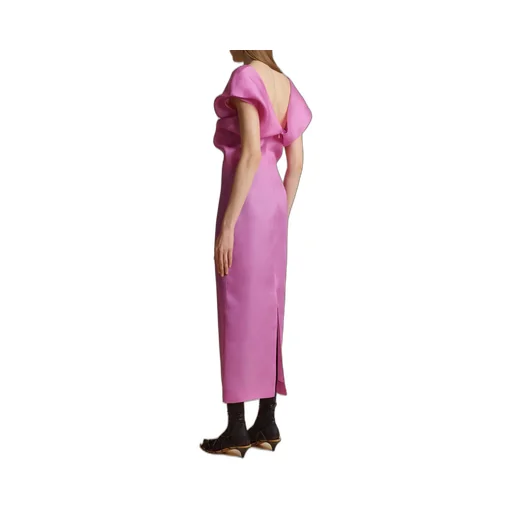 Khaite The Ima V-Neck Maxi Dress