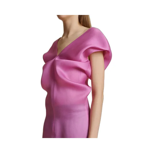 Khaite The Ima V-Neck Maxi Dress