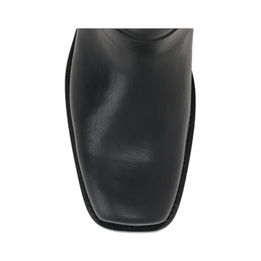 Paris Texas Square Toe Studded Ankle Boots
