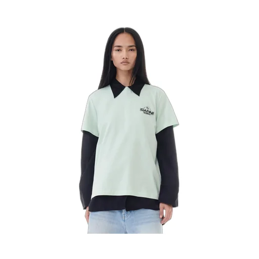 Ganni T-Shirt With Logo