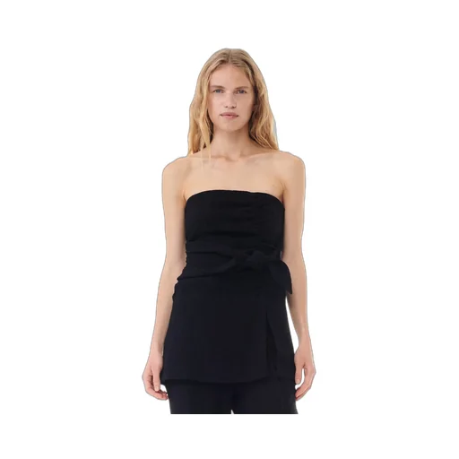 Ganni Stretch Strapless Top