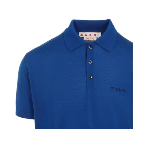 Marni Button Detailed Short-Sleeved Polo Shirt
