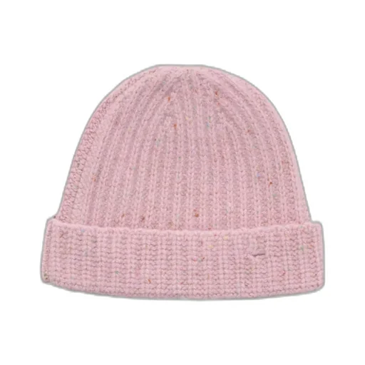 Marni Logo Embroidered Ribbed Beanie