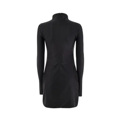 Sportmax Mock Neck Long-Sleeved Dress