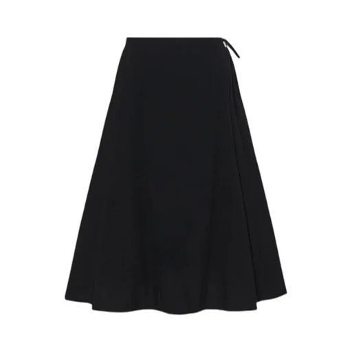 Drawstring Pleated Skirt