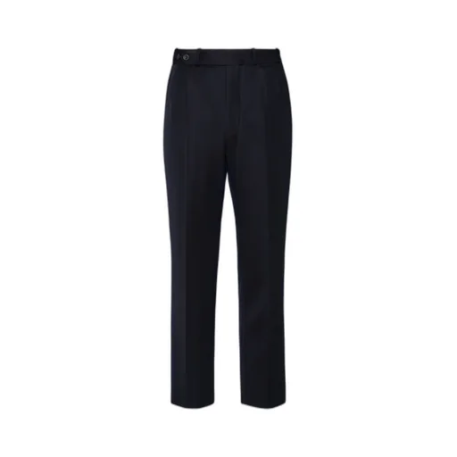 Maison Margiela Pleat Detailed Cropped Trousers