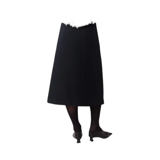 Stella Mccartney Flared Side-Slit Midi Skirt