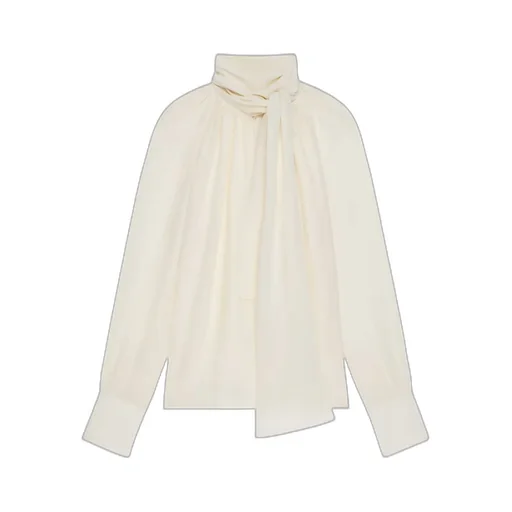 Givenchy 4G Motif Tie Neck Blouse