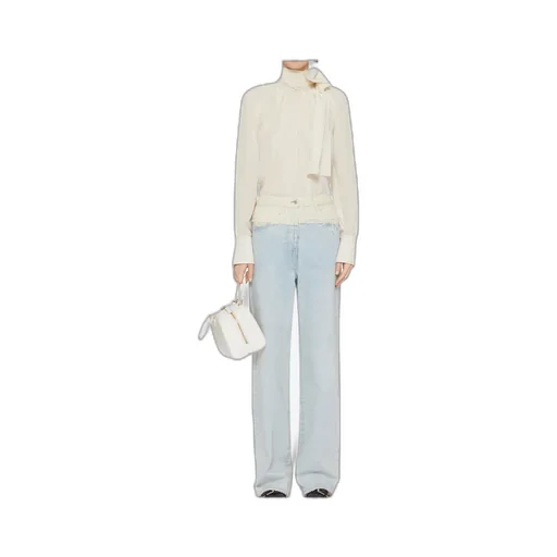 Givenchy 4G Motif Tie Neck Blouse