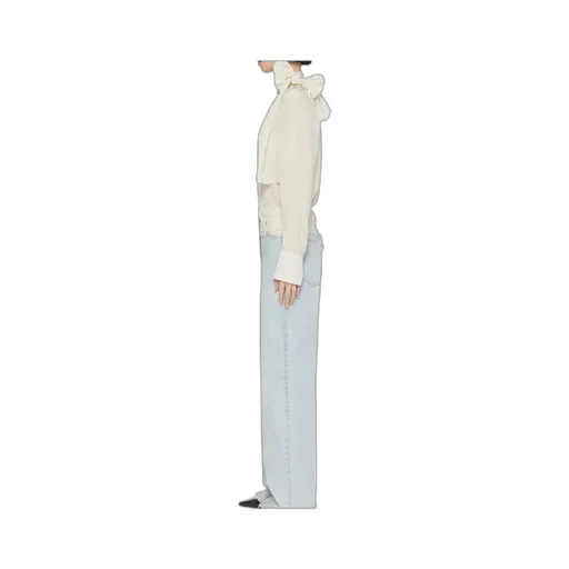 Givenchy 4G Motif Tie Neck Blouse