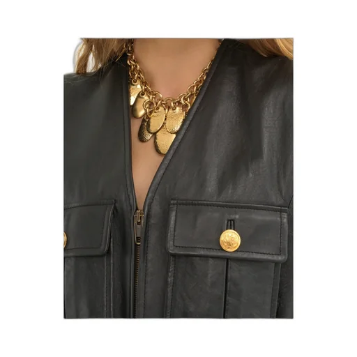 Chloé Belted Sleeveless Jacket