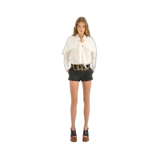 Chloé Knotted Heritage Cape Blouse