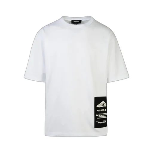 Dsquared2 Logo Patch Crewneck T-Shirt