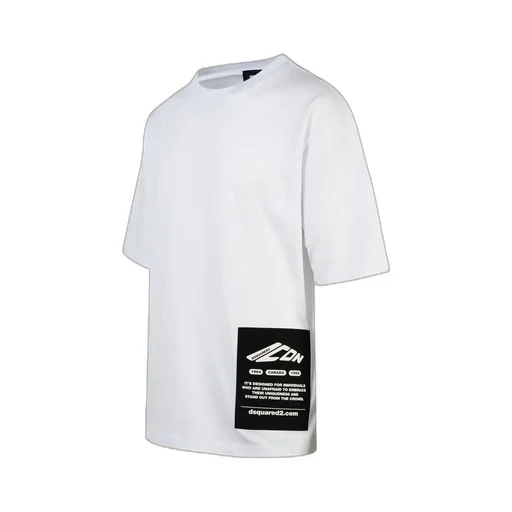 Dsquared2 Logo Patch Crewneck T-Shirt