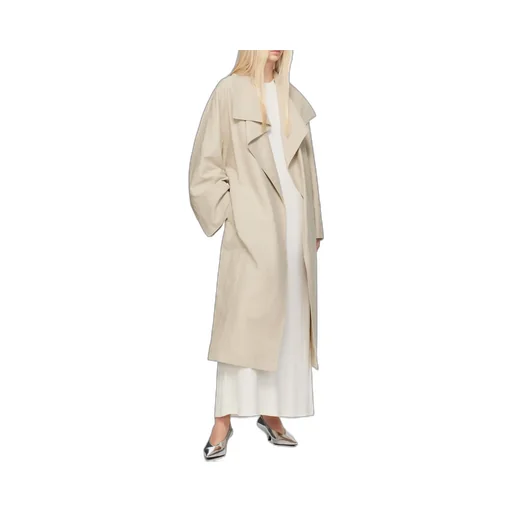 Signature Linen-Blend Midi Coat