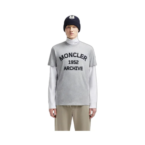 Moncler Logo Printed Crewneck T-Shirt