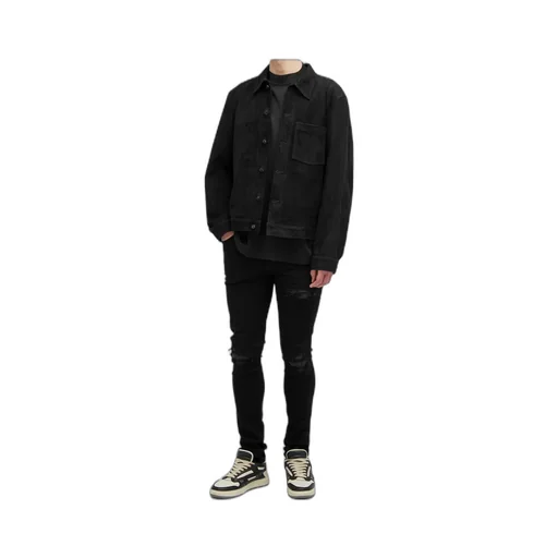 Anti-Vintage Slim-Fit Denim Pants