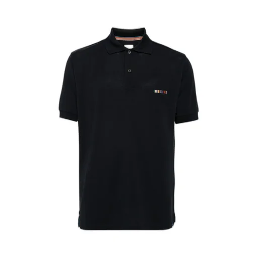 Stripe-Detailing Cotton Polo Shirt